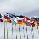 Flaggen, Fahnen, Europäisches Parlament, Europäische Union